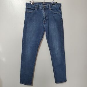 GAP Men's Deep Blue Athletic Jeans Size 31x32